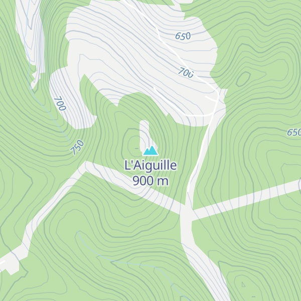 Map of L'Aiguille