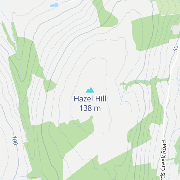 Map of Hazel Hill