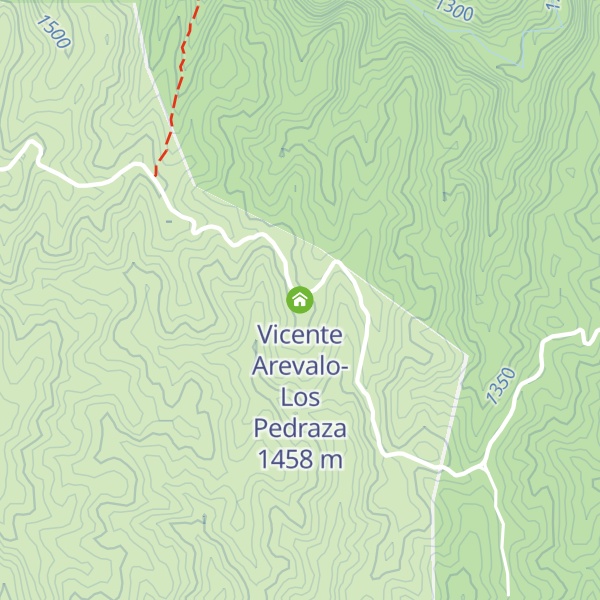 Map of Vicente Arevalo- Los Pedraza