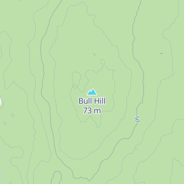 Map of Bull Hill