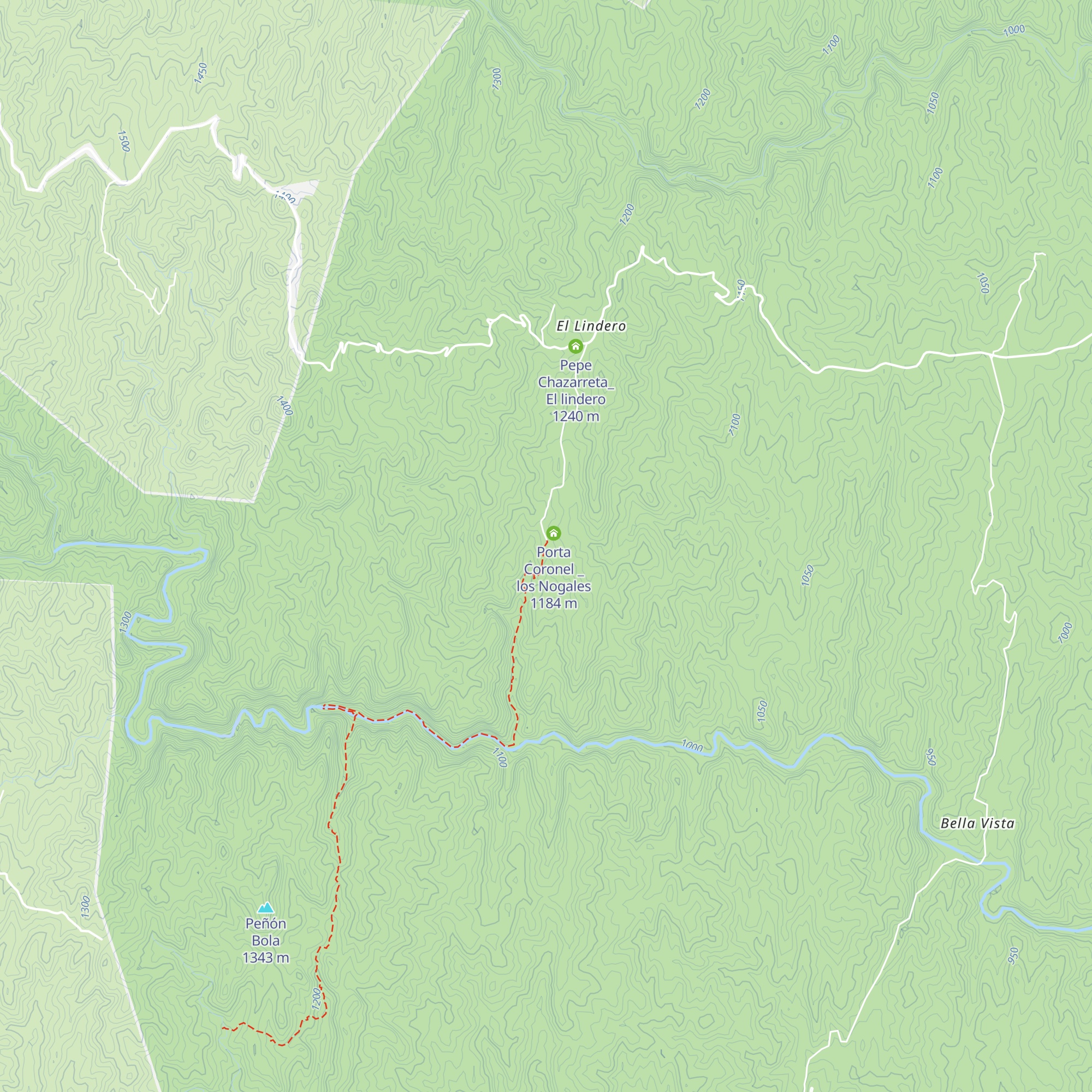 Lili Carrizo_Los Nogales_ El Alto map