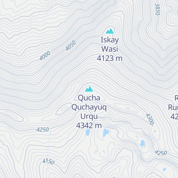 Map of Qucha Quchayuq Urqu