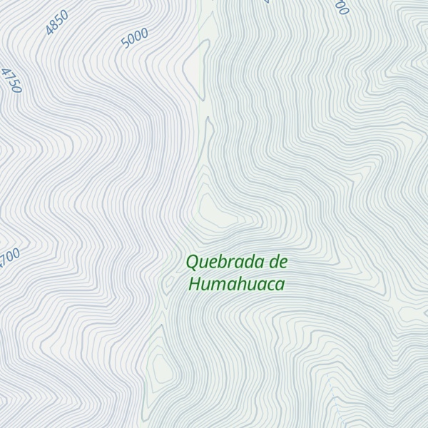 Map of Cerro Hermoso