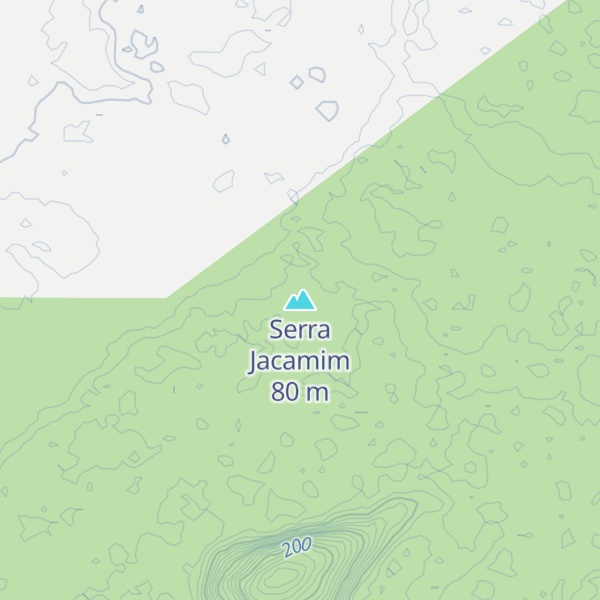 Map of Serra Jacamim
