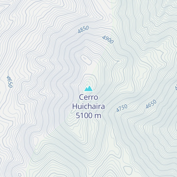 Map of Cerro Huichaira