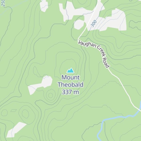 Map of Mount Theobald