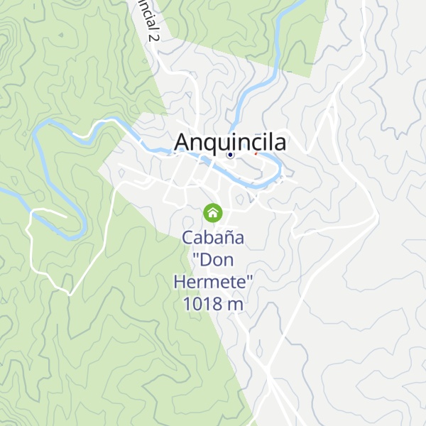 Map of Cabaña "Don Hermete"