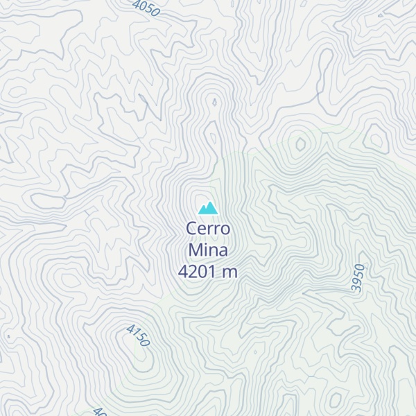 Map of Cerro Mina