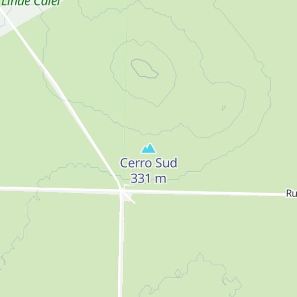 Map of Cerro Sud