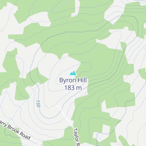 Map of Byron Hill