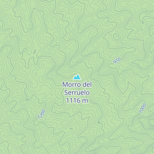 Map of Morro del Serruelo