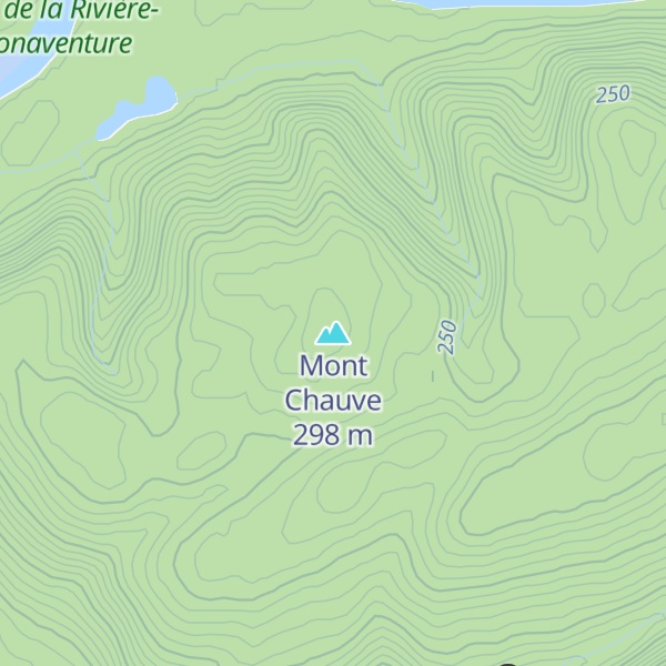 Map of Mont Chauve