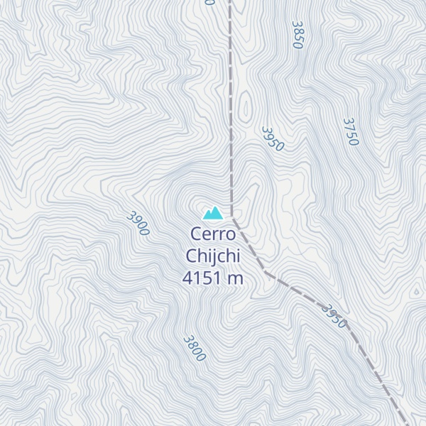 Map of Cerro Chijchi