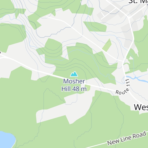 Map of Mosher Hill