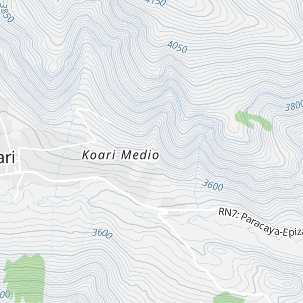 Map of Cerro Boquerón