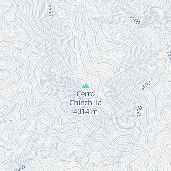 Map of Cerro Chinchilla
