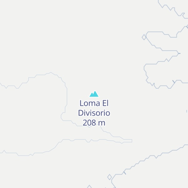 Map of Loma El Divisorio