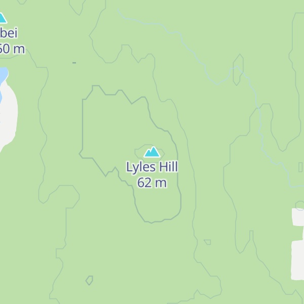 Map of Lyles Hill