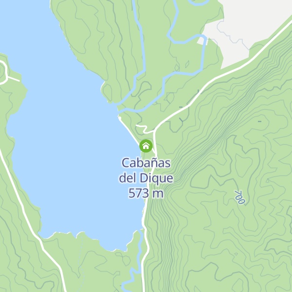 Map of Cabañas del Dique