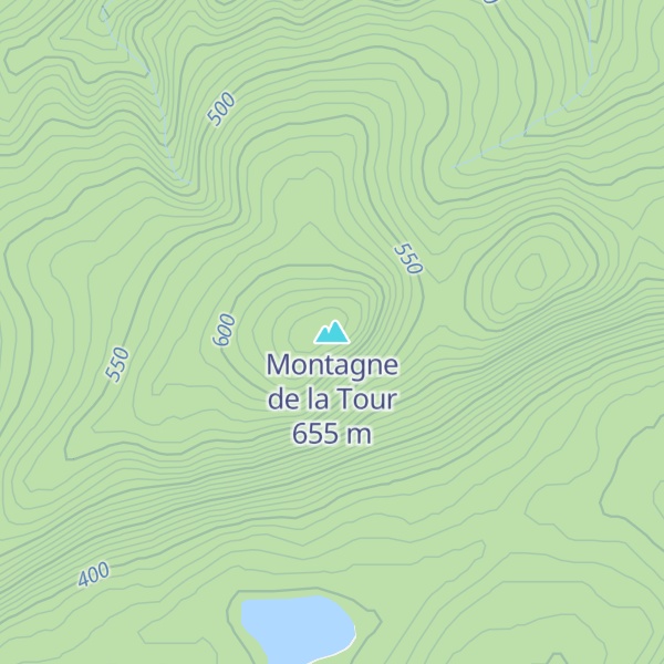 Map of Montagne de la Tour