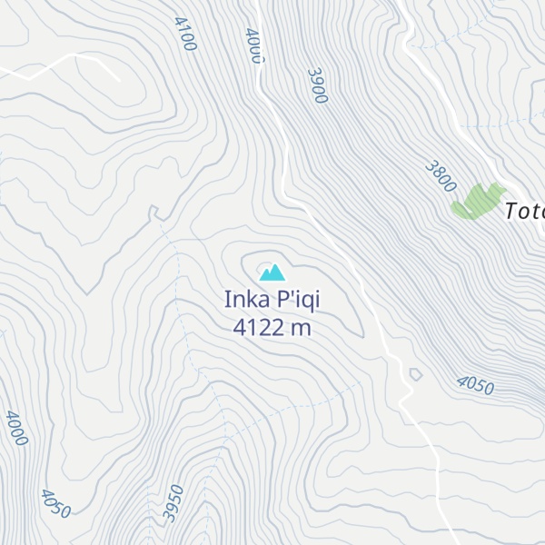 Map of Inka P'iqi