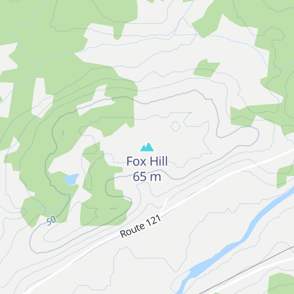 Map of Fox Hill