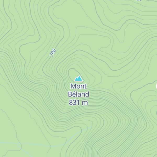 Map of Mont Béland