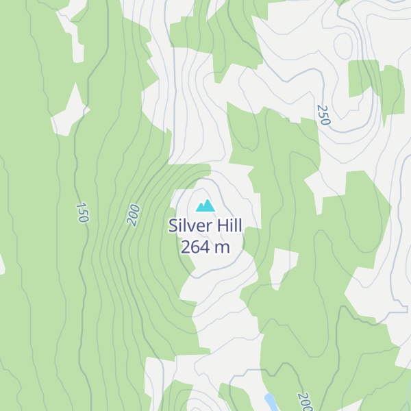 Map of Silver Hill