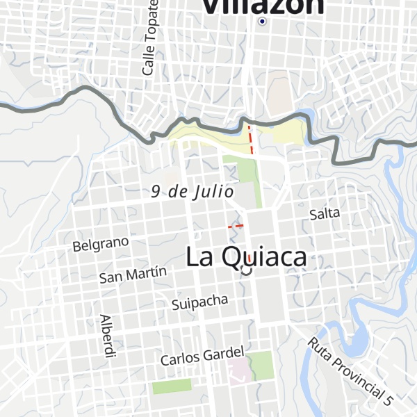 Map of Refugio del Sol