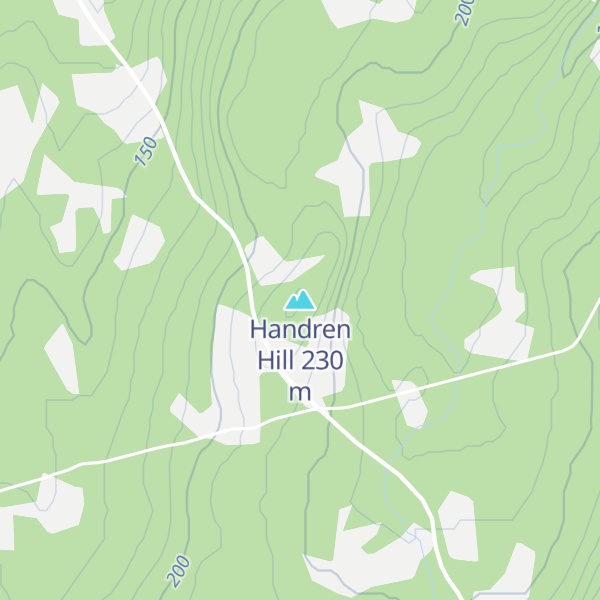 Map of Handren Hill