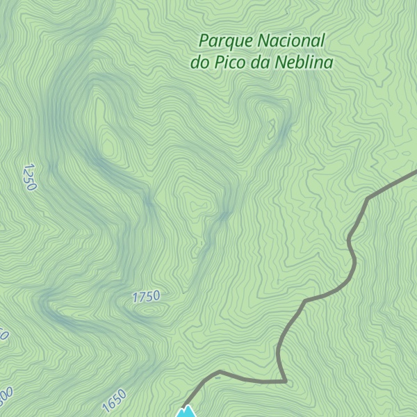 Map of Pico Mascarenhas de Morais