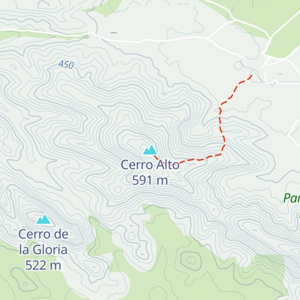 Map of Cerro Alto