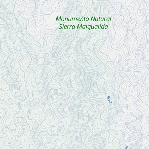 Map of Cerro Corobo