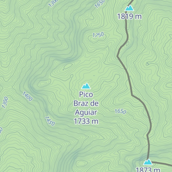 Map of Pico Braz de Aguiar