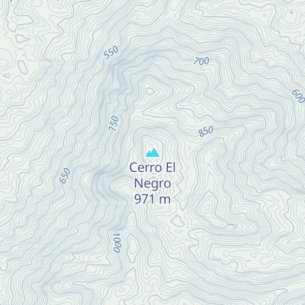 Map of Cerro El Negro