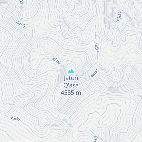 Map of Jatun Q'asa