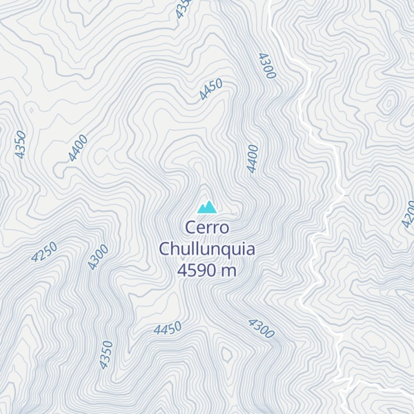 Map of Cerro Chullunquia