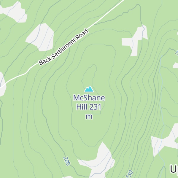 Map of McShane Hill