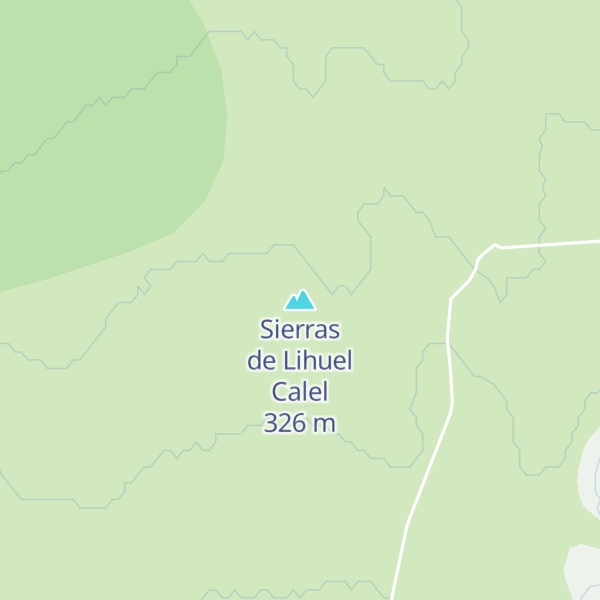 Map of Sierras de Lihuel Calel