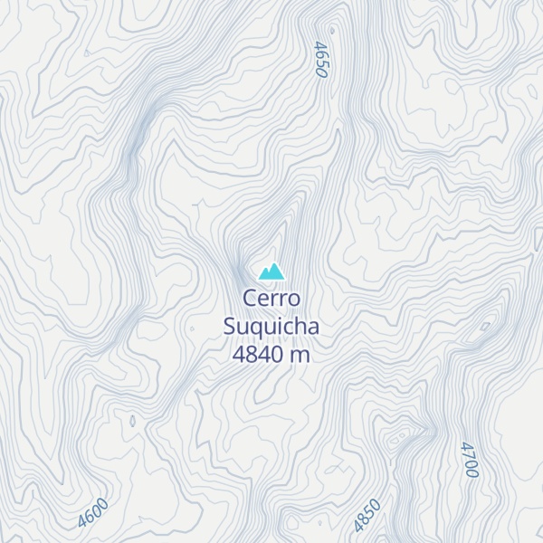 Map of Cerro Suquicha