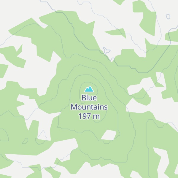Map of Blue Mountains