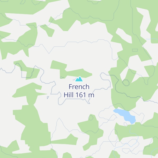 Map of French Hill