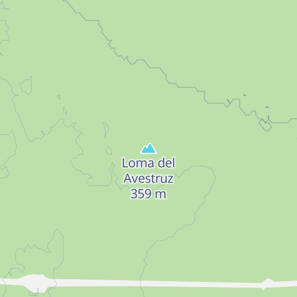 Map of Loma del Avestruz