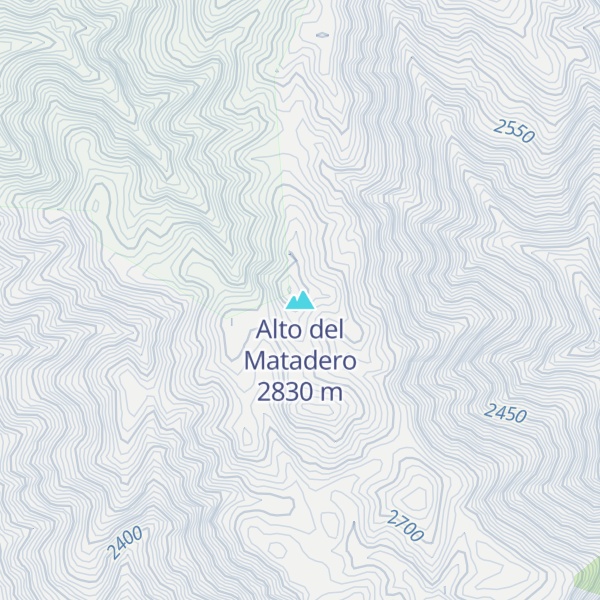 Map of Alto del Matadero