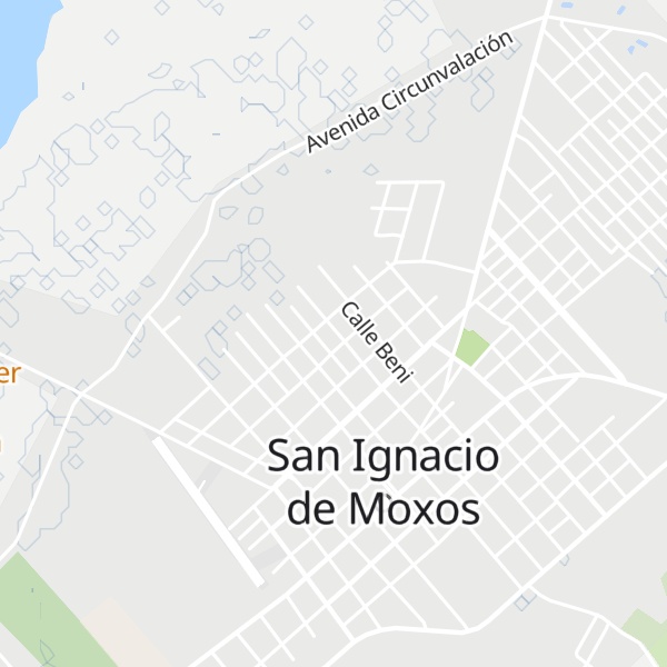 Map of Cabañas El Gran Moxos