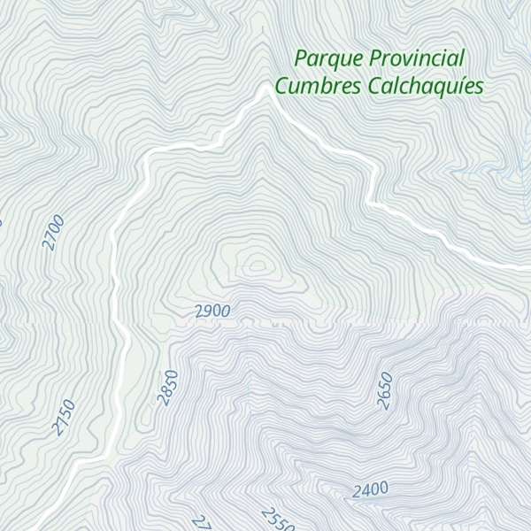Map of Cerro Agua Blanca