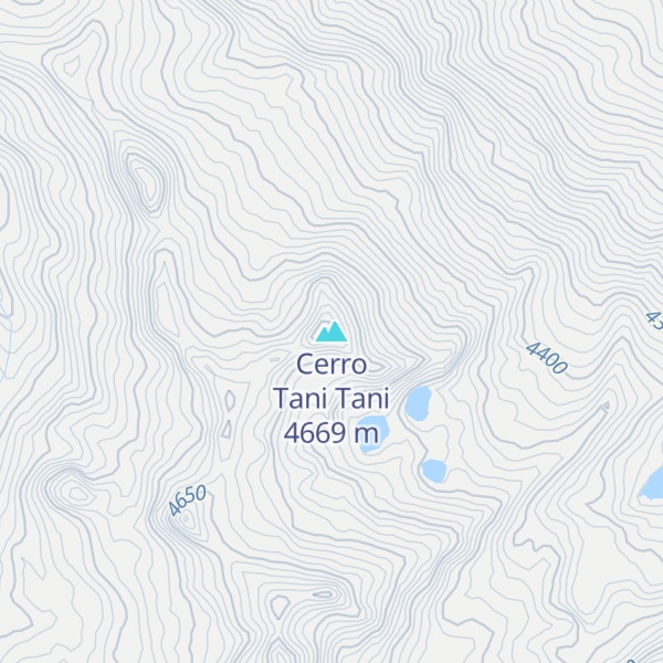 Map of Cerro Tani Tani