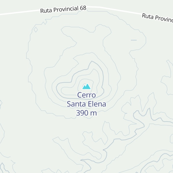Map of Cerro Santa Elena