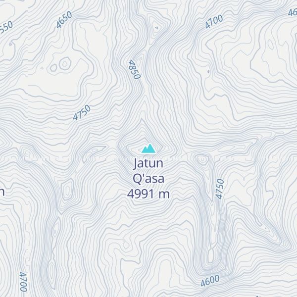 Map of Jatun Q'asa