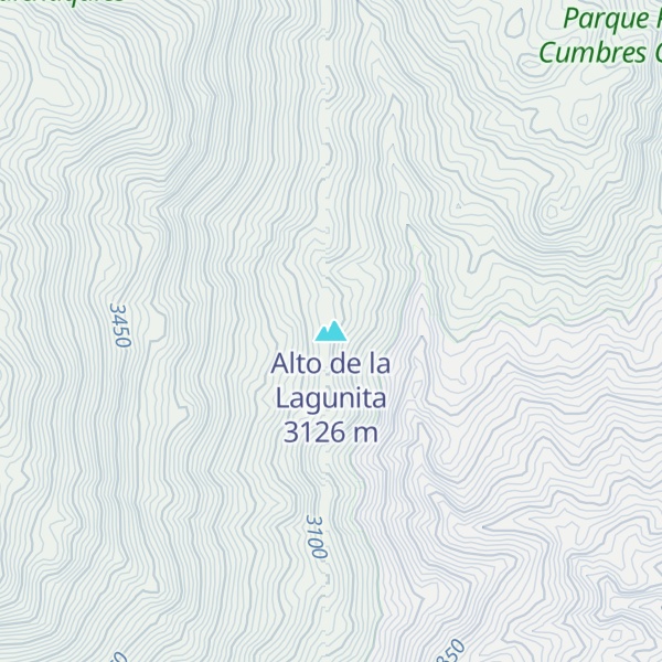 Map of Alto de la Lagunita